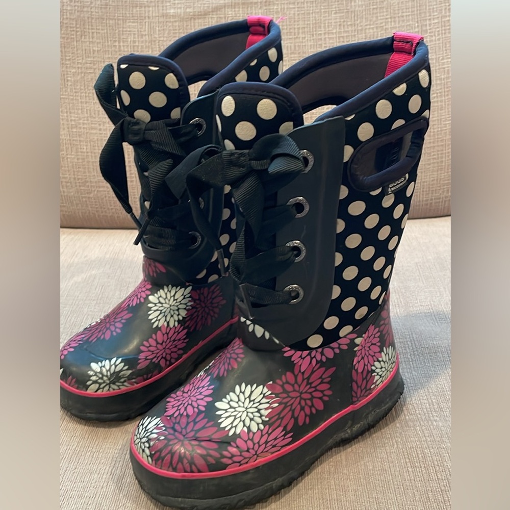 Bogs Kids Size 10 Waterproof Boots